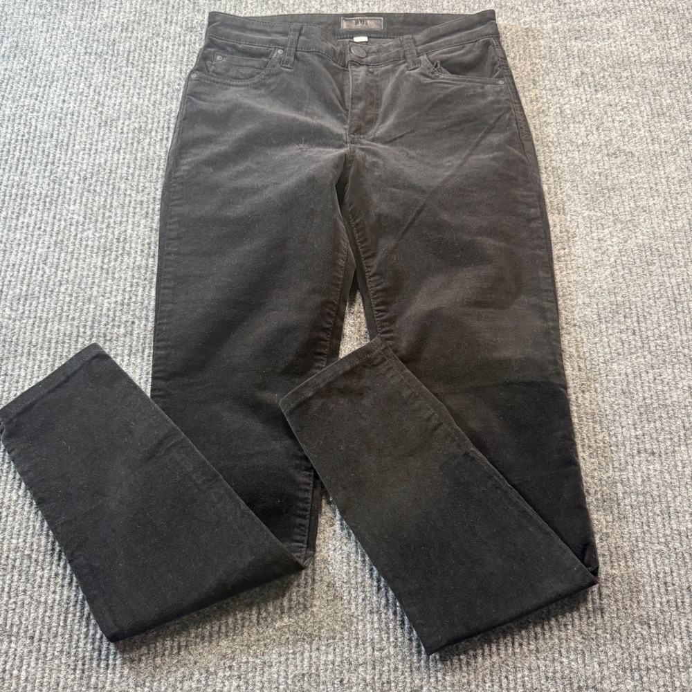 KUT from the Kloth Diana Skinny Pants Womens 2 Black Corduroy Stretch Classic
